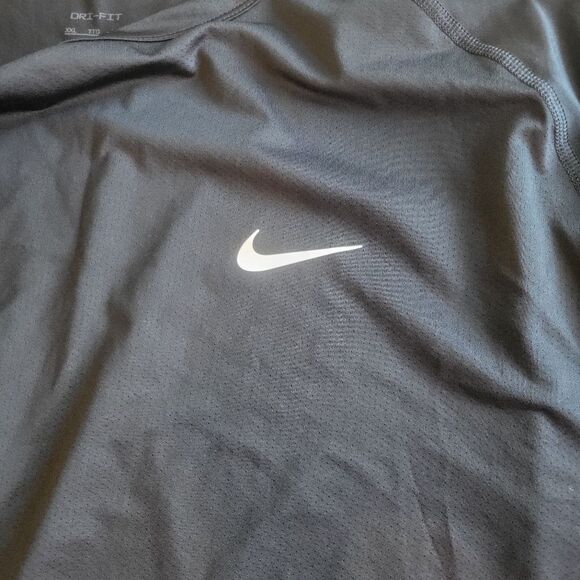 Nike Men Black Dri Fit Shirt Size XXL - Picture 3 of 8